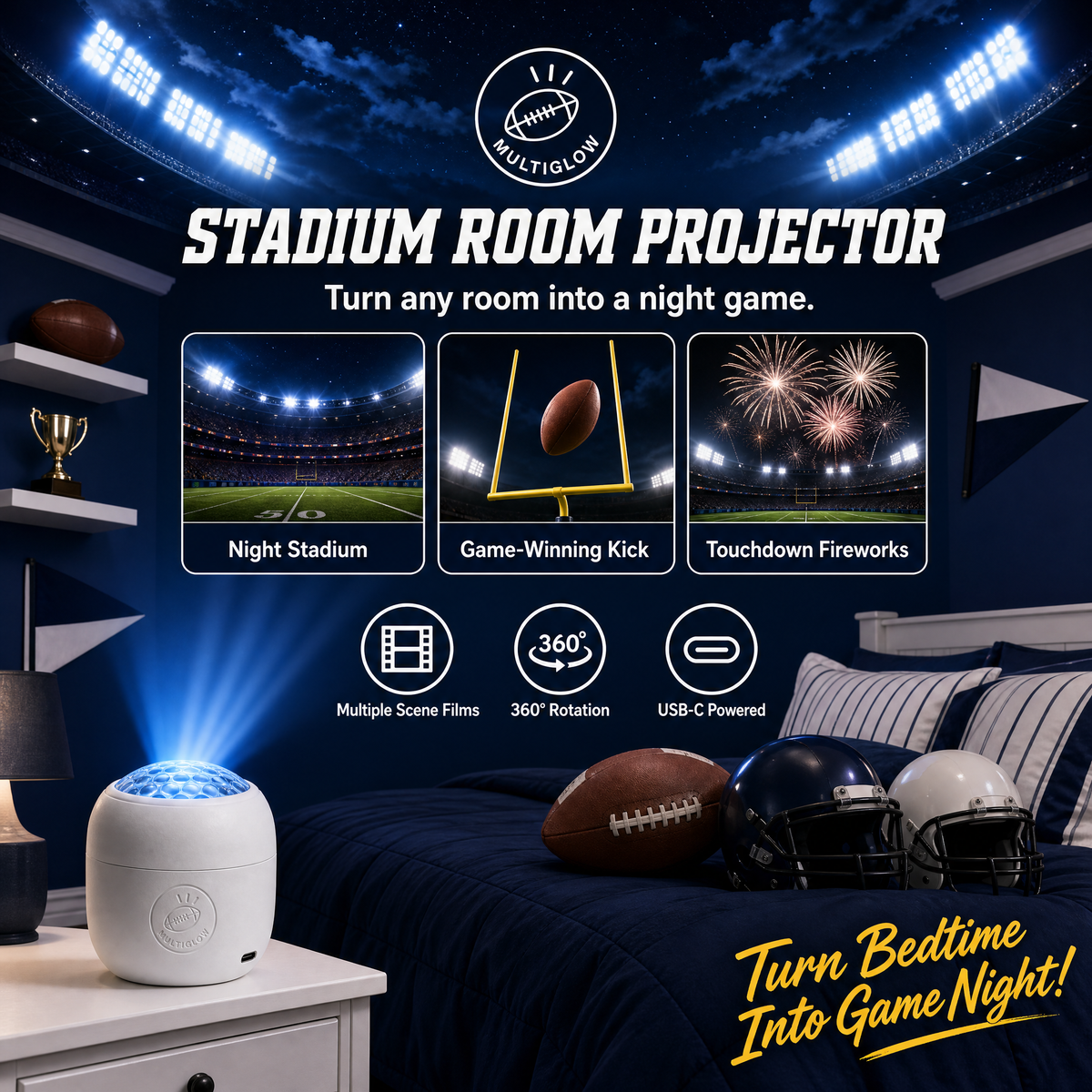 Glow Football Light
