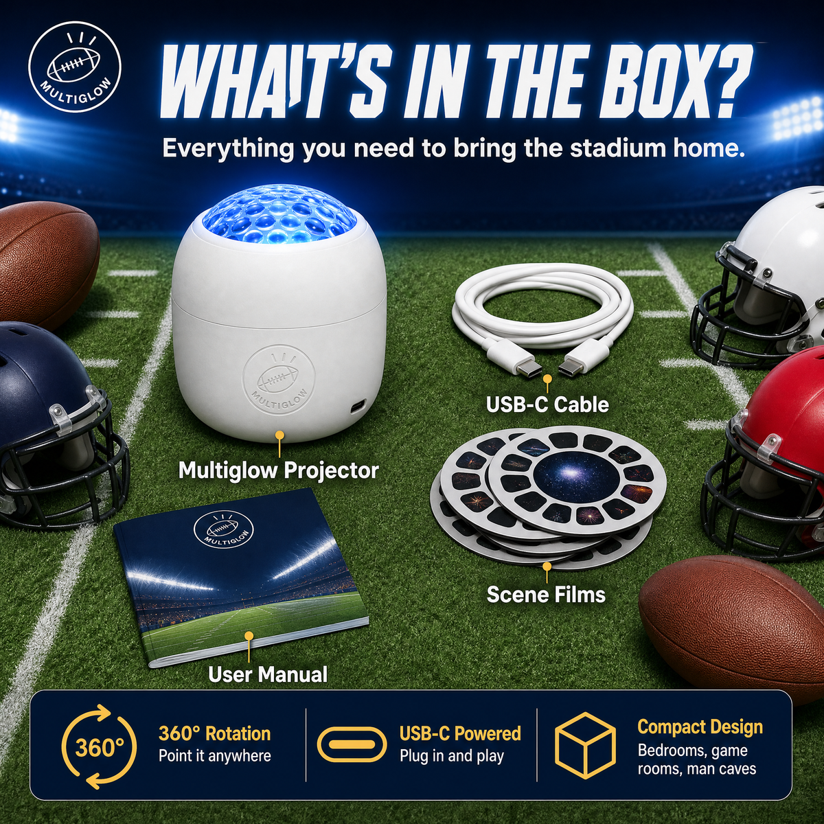 Glow Football Light